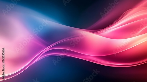 Wallpaper Mural Abstract Pink and Blue Wave Design Background Torontodigital.ca
