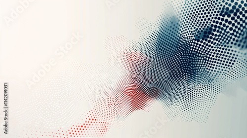 Abstract Halftone Dots Background