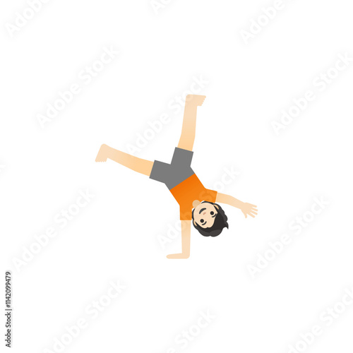 Person Doing Cartwheel Emoji  
