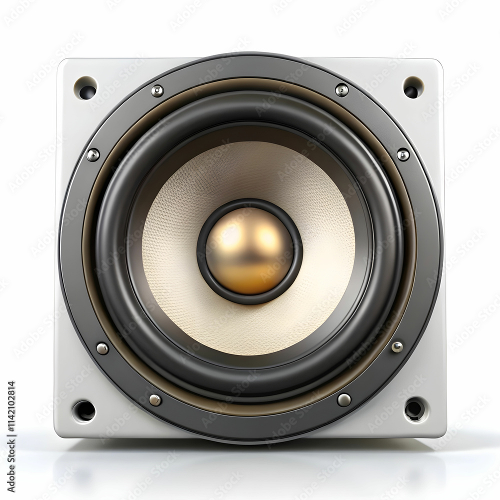 audio speaker on white background audio speaker on white background