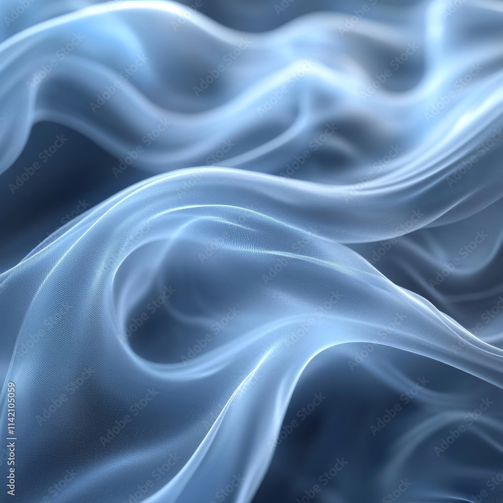 Obraz premium Abstract Natural Digital Background with Organic Shapes, Generative AI