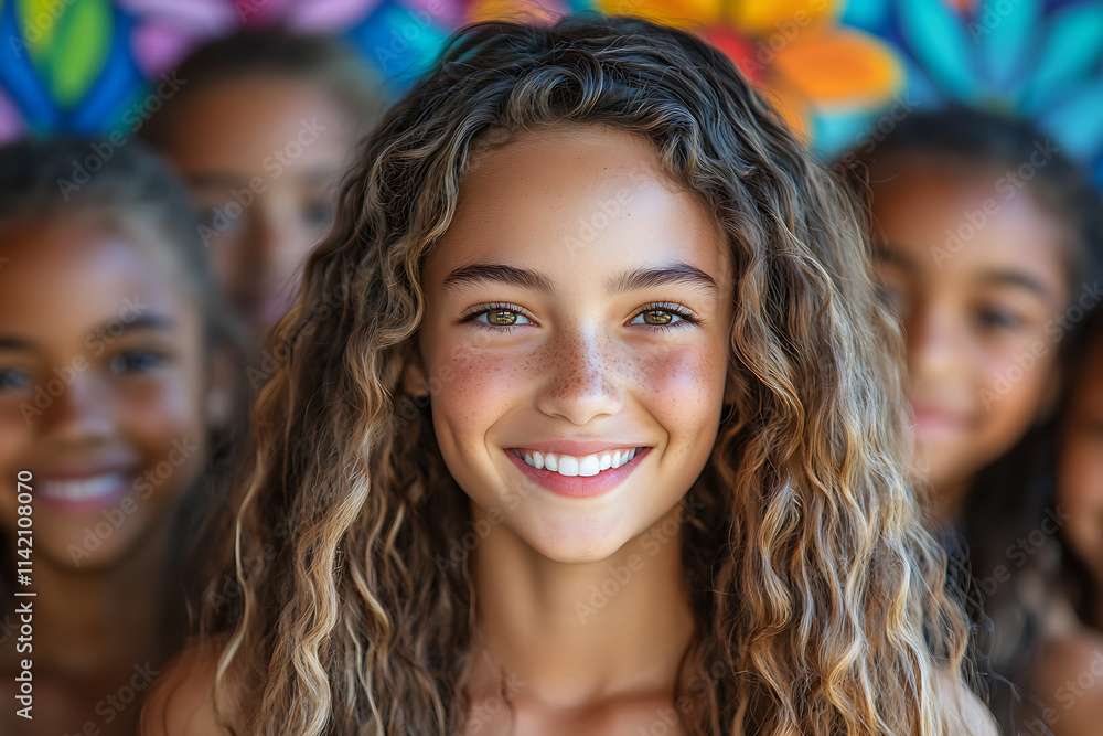 Children and adults of diverse abilities and backgrounds interacting in a vibrant, inclusive environment. A heartwarming scene emphasizing diversity, acceptance, and unity.

