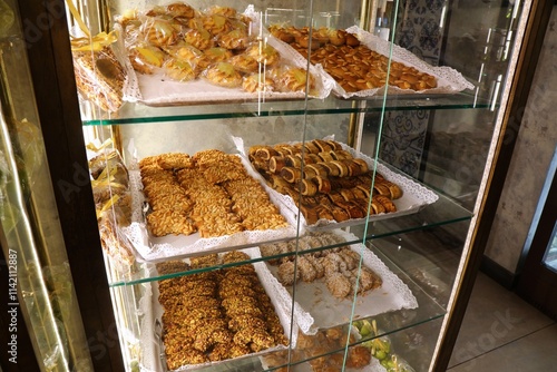 Sicilian cookies on display in Catania photo