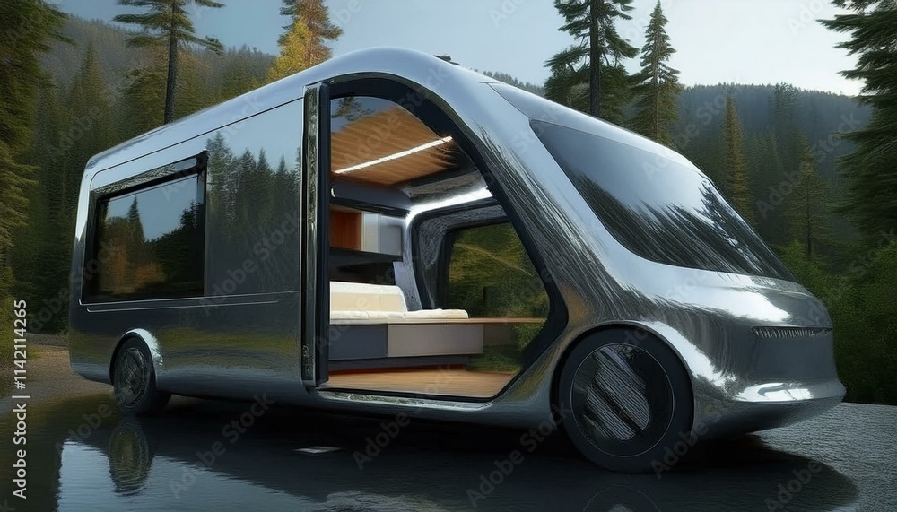 Futuristic campers designed for adventure seekers. Futuristic campers designed for adventure seekers.
