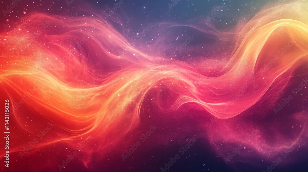 Abstract swirling red and orange pattern with bright energy Abstract swirling red and orange pattern with bright energy