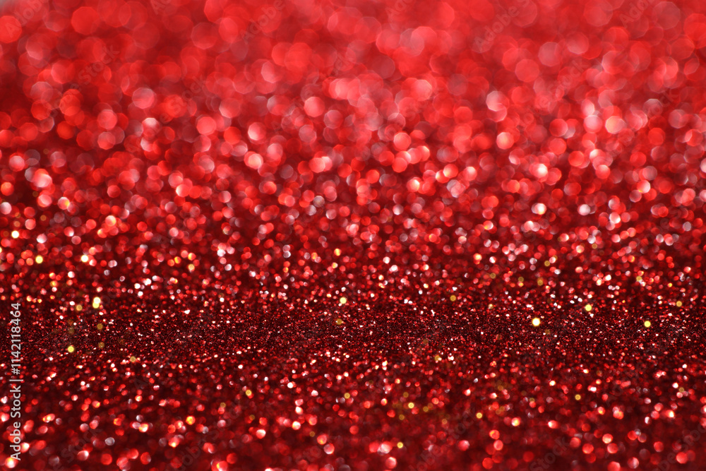 Red glitter bokeh background with sparkling light Red glitter bokeh background with sparkling light