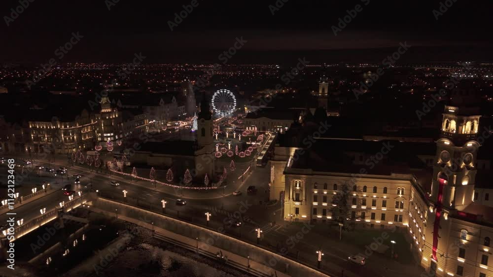 Oradea City Christmas Fair, Bihor, Romania, DJI, Dji Air 3, D-logm Oradea City Christmas Fair, Bihor, Romania, DJI, Dji Air 3, D-logm