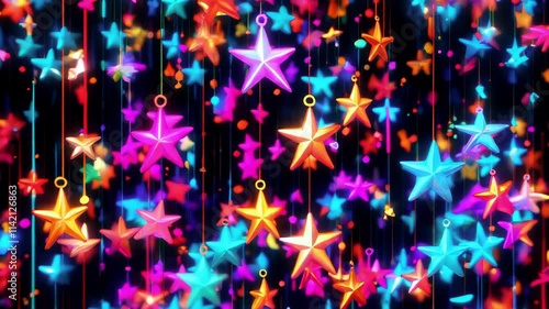 Christmas background with stars