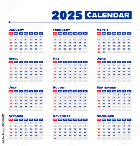 2025 Calendar