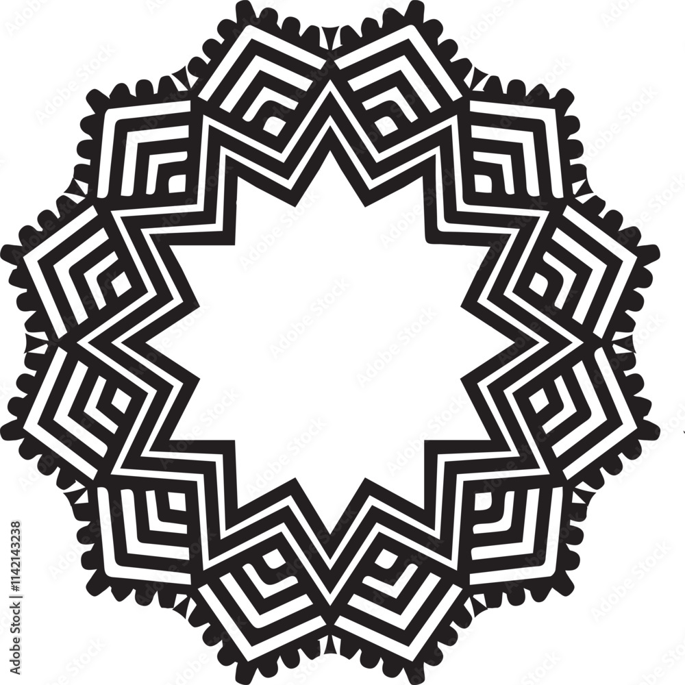 Beautiful flower art and mandala vector design Beautiful flower art and mandala vector design