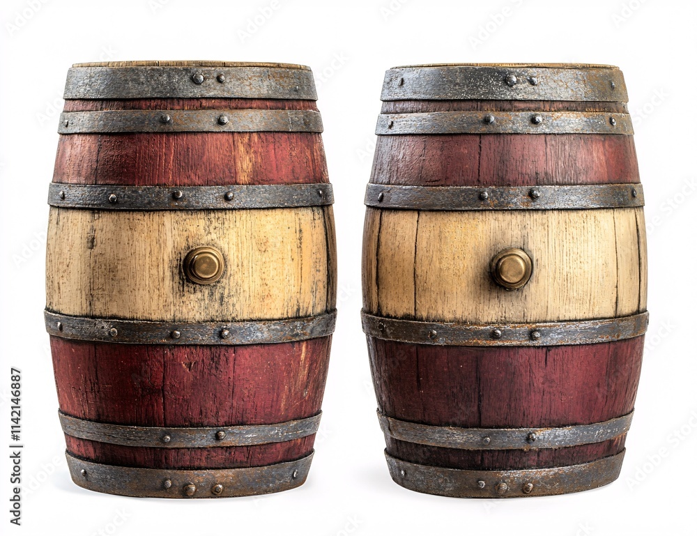 Fototapeta premium barrel isolated on white