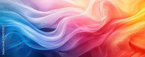 Wallpaper Mural Colorful swirls blend beautifully on canvas, Generative AI Torontodigital.ca