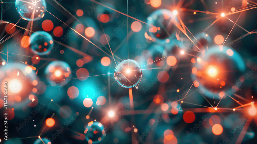 dna and medical and technology background. futuristic molecule structure presentation dna and medical and technology background. futuristic molecule structure presentation