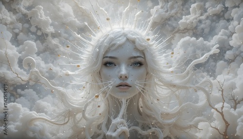 Sculpture of a beautiful women
