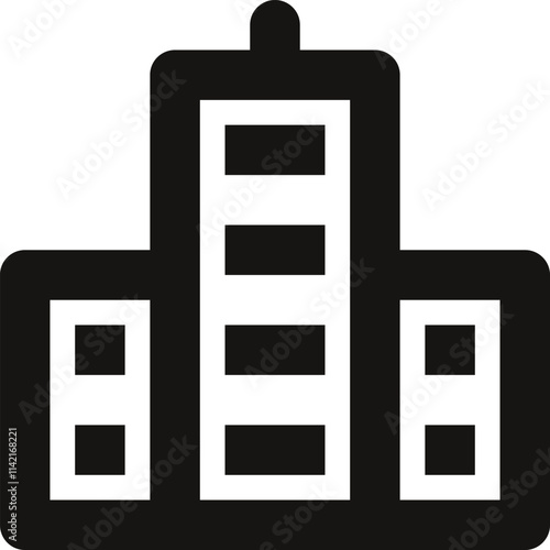 Apartments icon vector art design