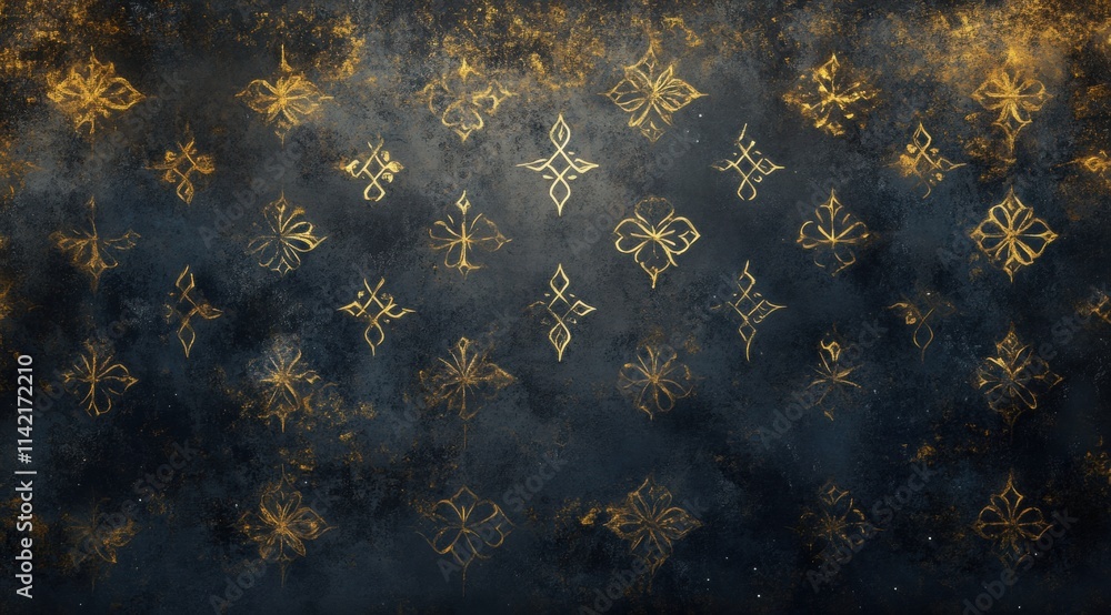 Gothic medieval grunge pattern, dark background Gothic medieval grunge pattern, dark background