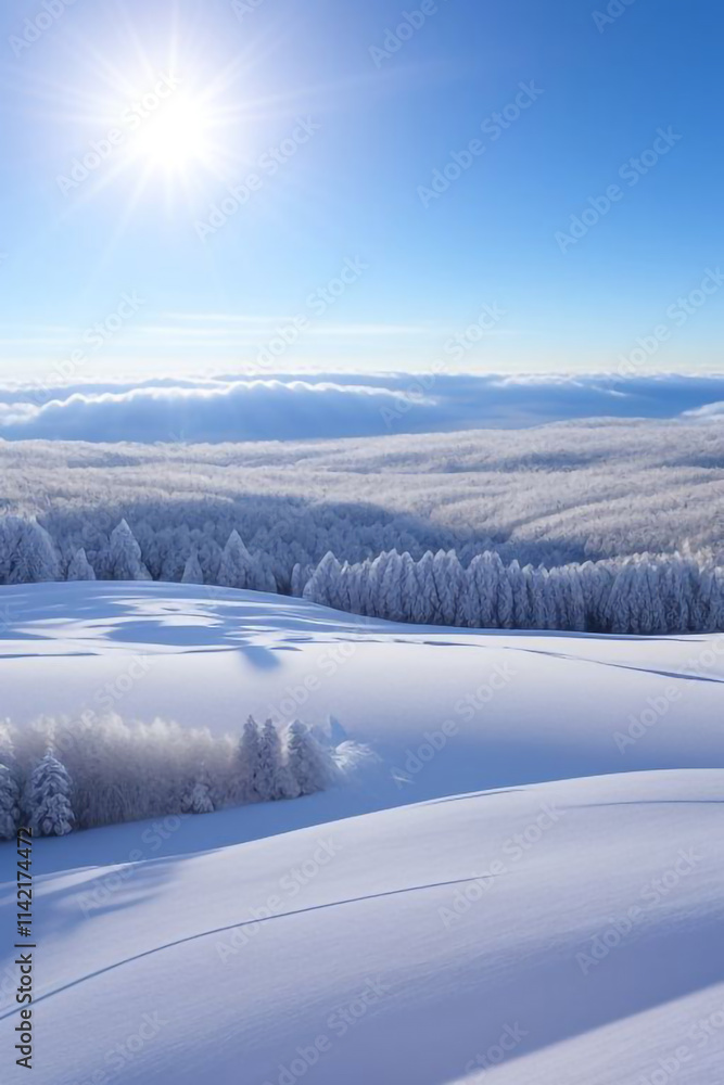 A breathtaking winter solstice sky, where crisp blue meets fluffy clouds, creating a peaceful atmosphere perfect for the holidays and new beginnings. A breathtaking winter solstice sky, where crisp blue meets fluffy clouds, creating a peaceful atmosphere perfect for the holidays and new beginnings.