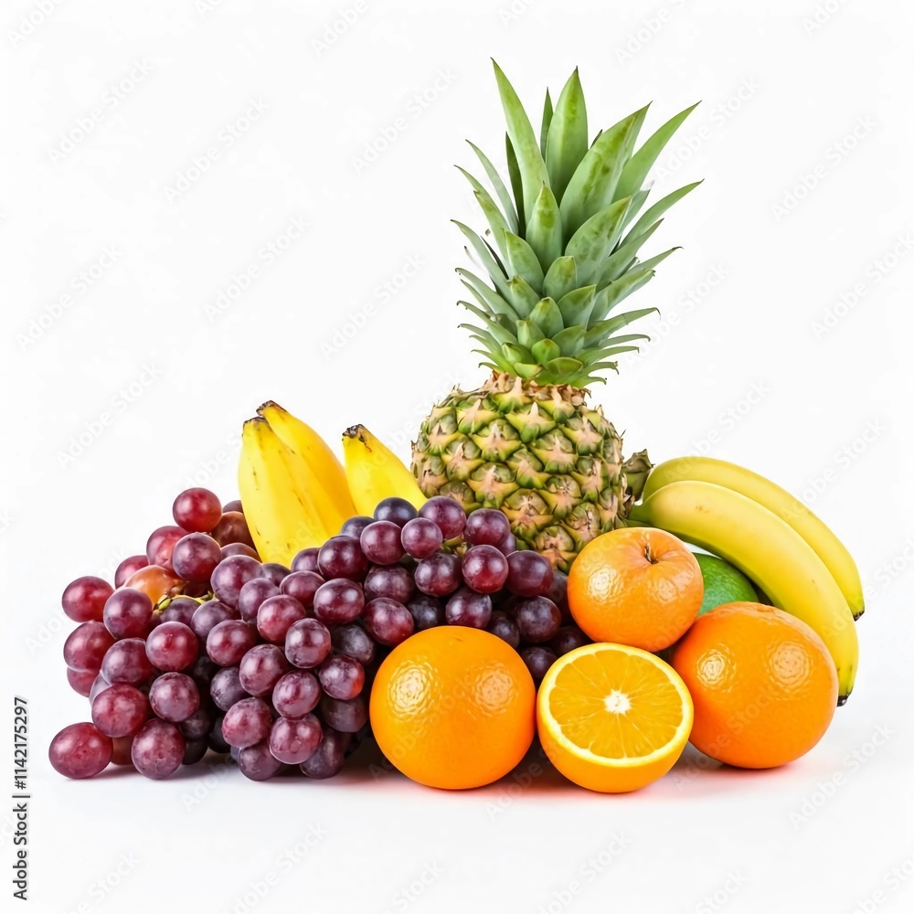 Fruit and citrus fodd for health and healthy food real images white blue and yellow background. Fruit and citrus fodd for health and healthy food real images white blue and yellow background.