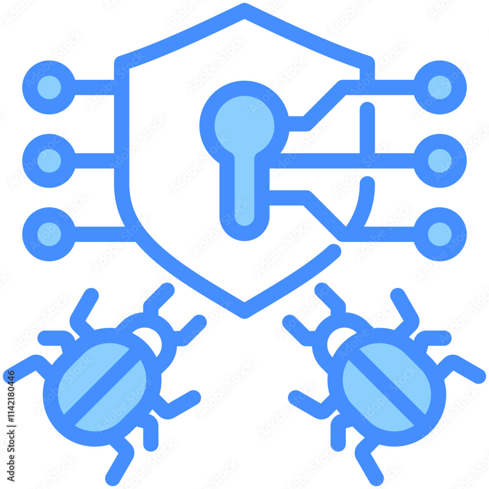 Cyber Threat Icon Cyber Threat Icon