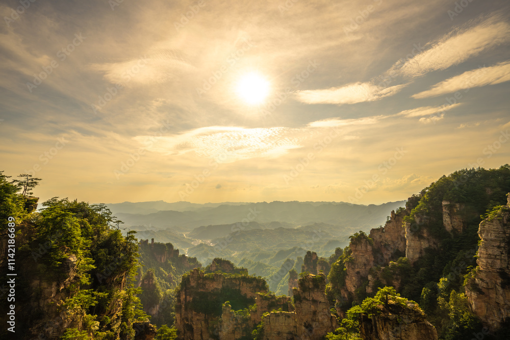 Obraz premium Zhangjiajie scenic area in Hunan Province, China