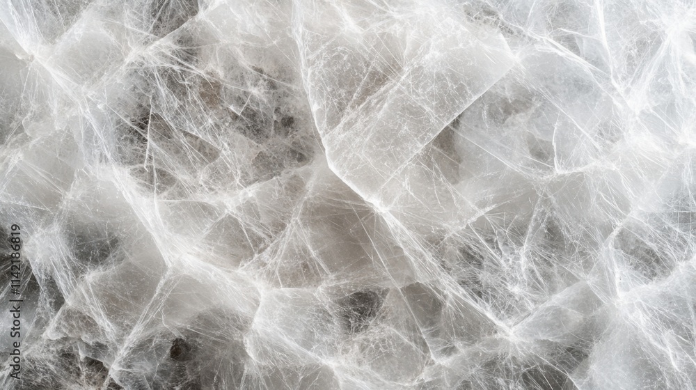 White and Gray Crystalline Quartz Texture Close Up White and Gray Crystalline Quartz Texture Close Up