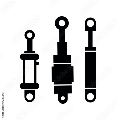 Hydraulic cylinder icon	