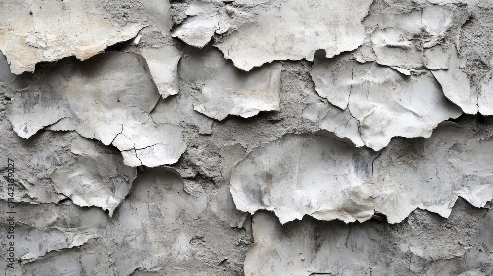 Peeling Paint Reveals Weathered Concrete Wall Texture Peeling Paint Reveals Weathered Concrete Wall Texture