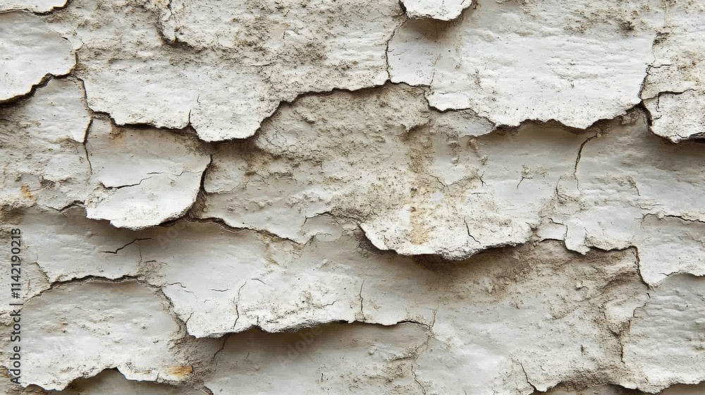Cracked and Weathered White Surface Texture Cracked and Weathered White Surface Texture