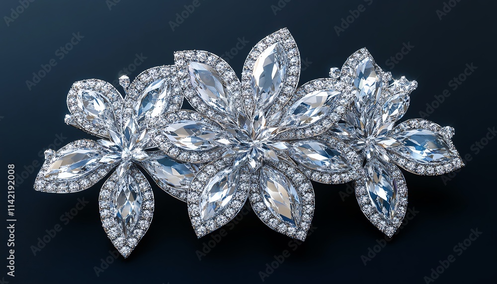 Diamond flower bouquet, realistic image of sparkling flowers made of diamonds, nature concept with luxury, dazzling crystal petals, elegant floral arrangement Diamond flower bouquet, realistic image of sparkling flowers made of diamonds, nature concept with luxury, dazzling crystal petals, elegant floral arrangement