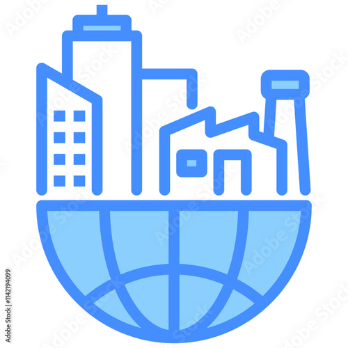 Urban Sprawl Icon