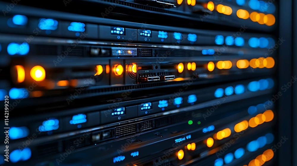 Illuminated Server Rack Displays Data Center Technology Illuminated Server Rack Displays Data Center Technology