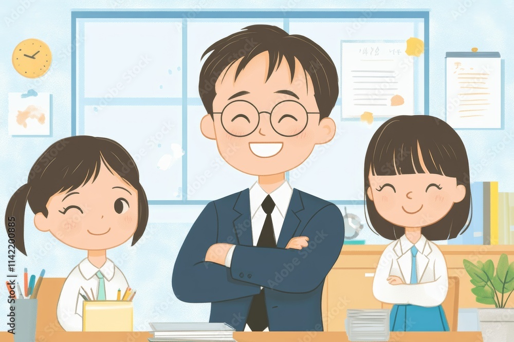 Great job! The boss encourages the staff to do a very good job, Generative AI Great job! The boss encourages the staff to do a very good job, Generative AI