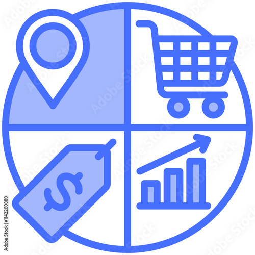 Marketing Mix Icon
