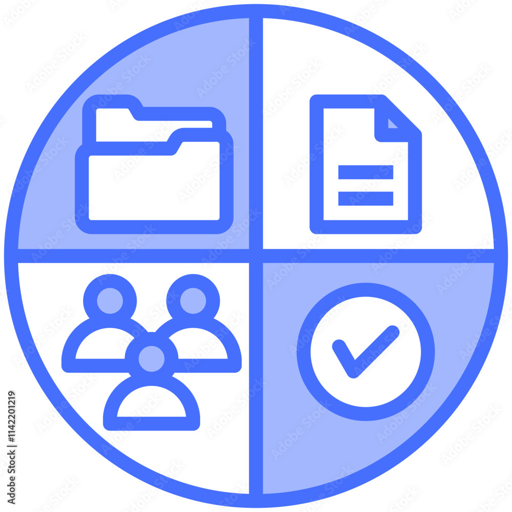 Segmentation Icon Segmentation Icon