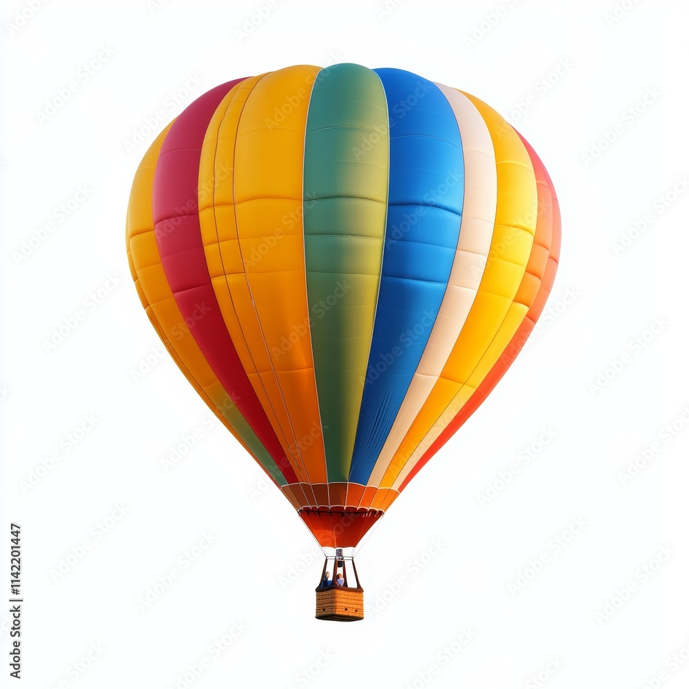 Fototapeta premium Air Balloon isolated on White background