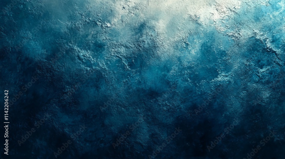 Blurred grainy gradient blue background noise texture effect smooth backdrop header landing page design copy space, Generative AI Blurred grainy gradient blue background noise texture effect smooth backdrop header landing page design copy space, Generative AI