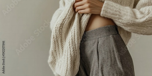 Fashion detail showcase indoor lifestyle photography neutral tones close-up modern aesthetic
