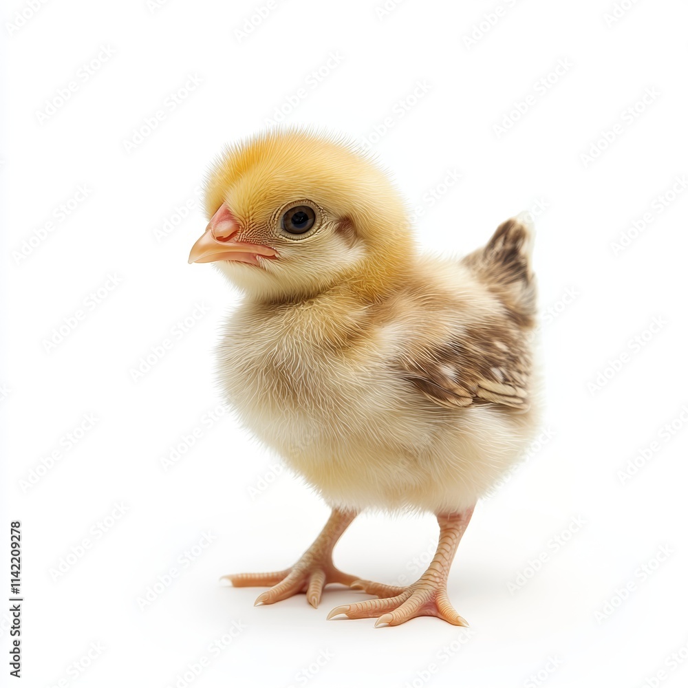 Obraz premium chick isolated on white background