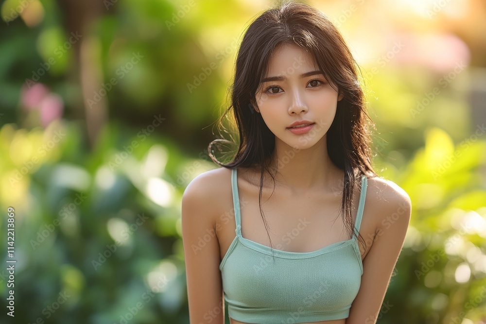 woman have stomach pain from menstruation, Generative AI woman have stomach pain from menstruation, Generative AI