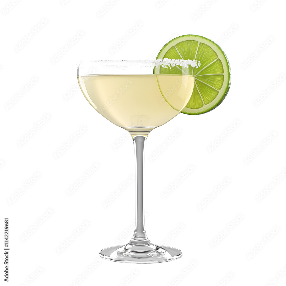 cocktail with lime