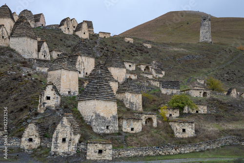 Dargavs. An ancient burial complex. Ossetia, Russia