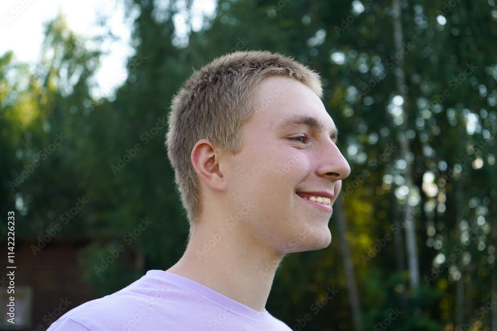 Portrait of an attractive smiling teenager Portrait of an attractive smiling teenager