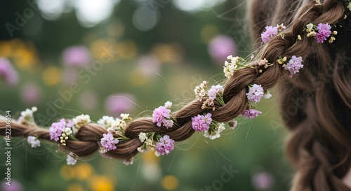 flower in hair
