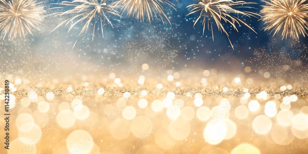 Fototapeta premium fireworks are a celebration of the new year