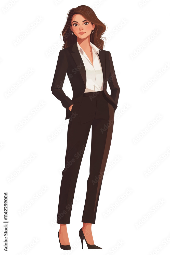 beautiful businesswoman isolated on white beautiful businesswoman isolated on white