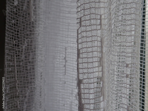 Wallpaper Mural white decorative curtain in a home window Torontodigital.ca