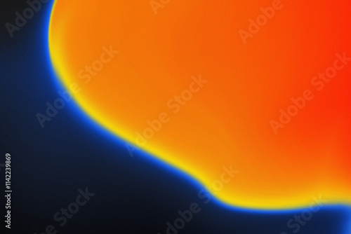 abstract orange blue background