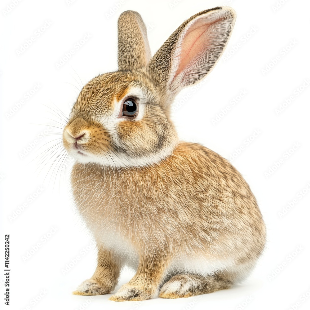 Fototapeta premium Rabbit isolated on white background