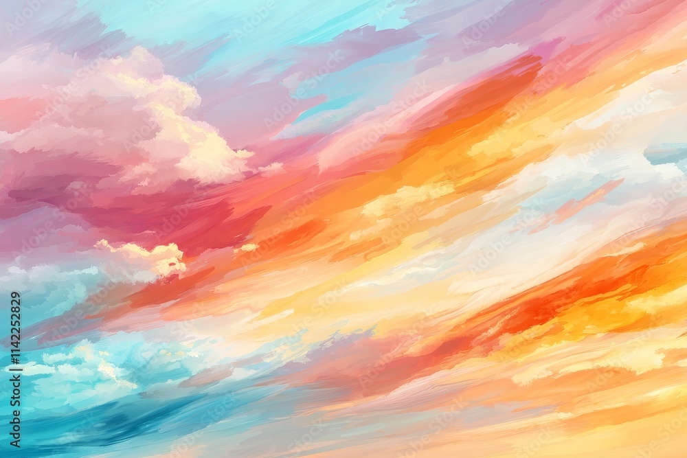 A stunning, luxurious soft gradient of orange and gold clouds illuminated by sunlight against a blue sky, perfect for an evening or twilight background. This large, high-definition landscape photo A stunning, luxurious soft gradient of orange and gold clouds illuminated by sunlight against a blue sky, perfect for an evening or twilight background. This large, high-definition landscape photo