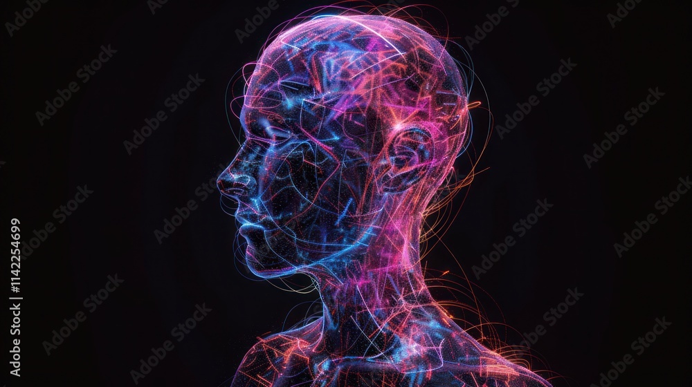 Digital Human Abstract Art Digital Human Abstract Art